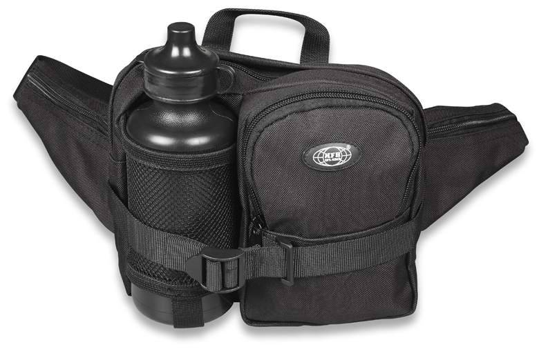 Fundtasche mit Trinkflasche schwarz