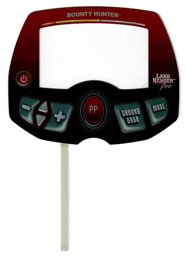 Bounty Hunter Land Ranger Pro control panel (touch pad)