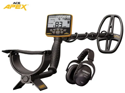 ACE APEX multi-frequency detector with Pro Pointer AT and MS-3 radio headset