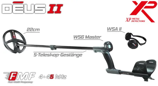 XP DEUS II 22 FMF WS6 MASTER +WSA II