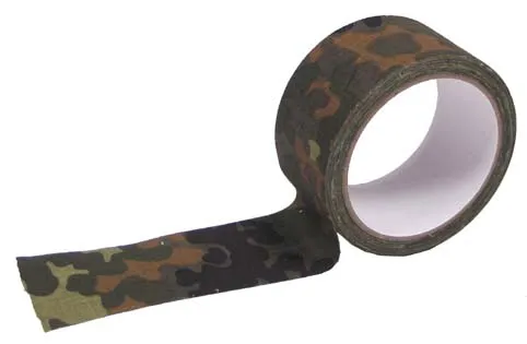 Adhesive tape fabric flecktarn