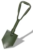 Folding spade with belt holster