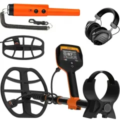 Quest V80 Double Blizzard Metalldetektor + gratis XPointer Orange Pinpointer