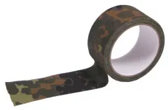 Adhesive tape fabric flecktarn